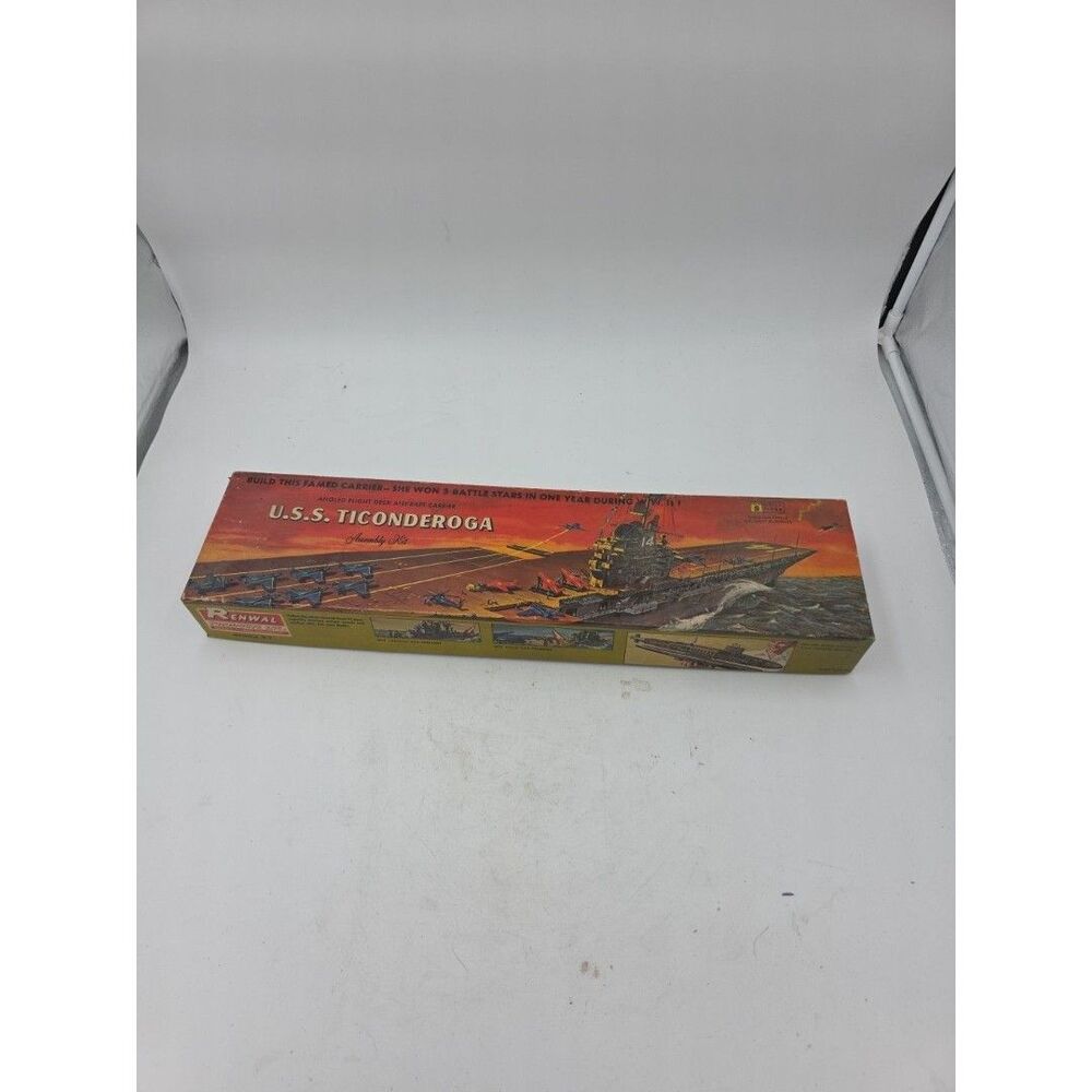 Atlantis® USS Ticonderoga CV-14 Aircraft Carrier Plastic Model Kit, 1/500 Scale
